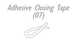 Adhesive closing tape